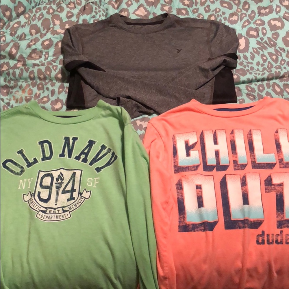 Boys long sleeved old navy shirts